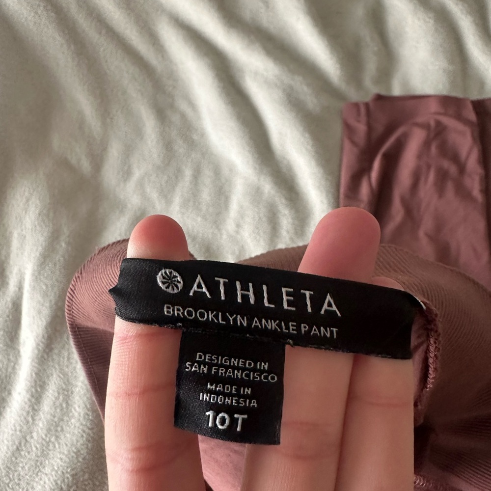 Athleta Mauve Brooklyn Ankle Pants Tall - Picture 3 of 3